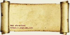 Hana Mihajlović vizit kartica